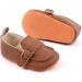 MASOCIO Baby Boys Moccasin Shoes | Soft Sole Anti-Slip Casual Flats | 12-18 Months Brown - Buy Online on GoSupps.com