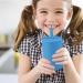 Silicone Toddler Training Cup with Straw - Non-Slip, BPA-Free, Unbreakable - Dusty Rose w/ Fox - Buy Online on GoSupps.com