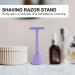 KINGHOOD Purple Metal Razor Stand - 0.43 Opening Dia - For Men and Women - Shaving Razor Holder - Buy Online on GoSupps.com