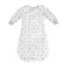MOXTOYU Baby Sleep Bag 100% Cotton 2.5 Tog Baby Sleeping Bag Detachable Sleeve and Arms Up Design Swaddle Blanket with 2-way and Side Zipper for Newborns Newborns Gift Newborns Essentials 0-6M Stars S(0-6M)