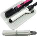 Silicone Heat Resistant Mat for Hair Styling Tools - Portable Travel Mat with Hook and Loop Strap for Curling Iron Flat Iron Hair Straightener Home and Salon Use Grey