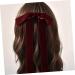 FRCOLOR bridal velvet barrette hair bowknot clip Large Bow Clip big bow hair clip snap barrettes hair bow clip metallic ribbon bowknot hairpin fabric wedding bridesmaid alligator clip - Buy Online on GoSupps.com