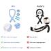 DIY Heatless Curls Band - 2-Piece Non-Slip Silk Curly Winder | Safe Heat-Free Curls in Blue & Pink - Buy Online on GoSupps.com