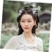 FRCOLOR 3 Sets Women Hair Accessories Pearl Hair Pin Wedding Headpiece for Bride Womens Accessories Hair Barrettes for Women Crystal Hair Comb Red Flower Hair Comb Tiara Combination Hanfu - Buy Online on GoSupps.com
