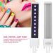 Growcolor UV Lamp Replacement Bulb - 365 & 405nm Dual Light Source 9W Nail Gel Curing Dryer - Buy Online on GoSupps.com