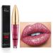 18 Colors Diamond Long -lasting lipstick 3D Shining Stars Perling Gloss LipGloss Shimmer Metallic Texture Liquid long -lasting lip gloss waterproof durable not stick cup (01)
