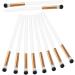 Baluue 50 Pcs Makeup Brush Eyeshadow Brush for Women Contouring Brush Eye Makeup Kit Wooden Handle White 17.50X1.00X1.00CMx5pcs Whitex5pcs - Buy Online on GoSupps.com