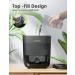 Oraimo Top Fill Humidifier 2.5L for Bedroom, 26dB Quiet, Easy to Clean - BPA-Free, Baby Safe, Nightlight, Essential Oil Diffuser - Indoor Home (Black) - Buy Online on GoSupps.com