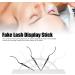 Lashes Display Rack Reusable False Eyelashes Display Sticks Clear Stand For Home - Buy Online on GoSupps.com
