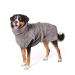 Lill's dog wadder 100% organic cotton bathrobe dog extra absorbent stone gray (gray) (xxl: 70 cm back length) XXL: 70 cm back length stone gray (gray)