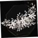 DOITOOL Alloy Pearl Hair Comb Flower Hair Comb Wedding Vintage Ornaments Bridal Pearl Headwear Tailors Bunion Spray Talcum Pearl Headpiece Tiara White Abs Bride Decorate Crystal - Buy Online on GoSupps.com