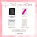 French Style Short Stick on Nails - 24pcs Square Press On Nails with Glue | Elegant Ballet Fake Nails for Women - Buy Online on GoSupps.com