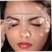 Beavorty Eyebrow Ruler 10pcs Eyebrow Design Ruler Measuring Ruler Eyebrow Guide Stencil Shape Guide Ruler Eyebrow Trimming - Buy Online on GoSupps.com