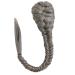 Hair Extensions 20 Inch Fishbone Braid Ponytail Hair Extensions Synthetic Bun with Drawstring Hair Comb Ponytail Braided Ponytail Hair Pieces For Women (Color : Dimgray)
