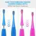 Replacement Toothbrush Heads for Burst Kids Electric Toothbrush - Soft Charcoal Bristles Gentle on Gums Deep Cleaning - Pack of 10 (Blue - Buy Online on GoSupps.com