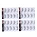 POPETPOP 4pcs Eyebrow Stickers Black Makeup 6d Hair Eyebrows 6d Hair-like Eyebrows Stickers 1 count (Pack of 1) Brown