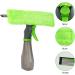 ZABEES 3 In 1 Glass Scraping Wiper Spray Scraper Brush Water Spray Window Cleaner Microfiber Cloth Pad Kit Household Cleaning Tool - Buy Online on GoSupps.com