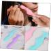 Angoily 3pcs Silicone Beauty Ruler Lash Mascara Purple Eyeshadow Mascara Drawing Aid Girl Makeup Tools Face - Buy Online on GoSupps.com