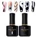 Born Pretty Black White Gel Nail Polish Kit - 2-Pack Pure Black and White Gel Polish Set for LED Nail Lamp - Buy Online on GoSupps.com