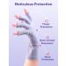 Premium UV Protection Gel Manicure Gloves - Fingerless Anti UV Gloves for Nail Lamp & Skin Care - Light Purple - Buy Online on GoSupps.com