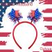Outyua 4th of July Patriotic American Flag Headband Independence Day Hairband USA Star Red White and Blue Outfits Hair Accessories for Women Girls - Buy Online on GoSupps.com