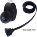 Dndo 7PCS Fishing Rod Sleeve - Braided Mesh Rod Cover for Protecting Fishing Rod - Black with Blue/White - Protector Pole Gloves Fishing Tools - Buy Online on GoSupps.com