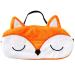 ULIFEMALL Cute Fox Sleeping Mask Soft Fluffy Plush Blindfold Funny Novelty Animal Sleep Mask Eye Cover Eyeshade for Kids Girls Boys Women Men Night Nap Travel Meditation1