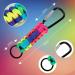 10 Pack Mini Carabiner Keychain Clips with Screw Caps - Durable Outdoor Lanyard Hooks for Men & Women - Buy Online on GoSupps.com