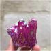 Rose red electroplated Crystal Gemstone Cluster Flower Reiki Crystal Stone for Home deocr - Buy Online on GoSupps.com