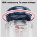 MURRI&MURRDI Dark Blue Retainer Case Denture Bath Box with Strainer Basket | Mouth Guard & Braces Cleaner Cup | Cute Holder for Travel Cleaning - Buy Online on GoSupps.com
