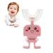 Kids U Shaped Toothbrush All Rounded Children U Shape Toothbrush 360Oral Teeth Cleaning Manual Training Tooth Brush Robot and Birds Toddler Toothbrush Age 2 to12 Mona43henry