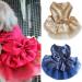 Pet Dog Puppy Bow Gauze Tutu Dress Skirt Cat Sequin Princess Clothes Apparel Dog Accessories Birthday Chirstmas Thanksgiving Valentine's Day Gifts Dark Red L - Buy Online on GoSupps.com