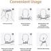 Neck Curve Corrector 360 Rotation Adjustment Cervical Collar Folding Design Easy to Carry Neck Orthotic Simpler and More Beautiful - Buy Online on GoSupps.com