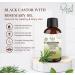 Black Castor with Rosemary Oil 120ml 100% Pure and Natural Oil for hair & skin - Buy Online on GoSupps.com