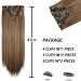 Clip-In Extensions Like Real Hair 6 Pieces 61 cm Hair Extensions with Clips 6 Wefts 16 Clips for Complete Hair Extensions Straight Hair Extensions for Women (4H27) - Buy Online on GoSupps.com