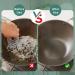 siyewio Cast Iron Scrubber - 316 Cast Iron Cleaner Scrubber Chainmail Scrubber for Cast Iron Pans Skillet Scrubber Reusable Easy to Use - Buy Online on GoSupps.com