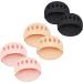 Metatarsal Pads Ball of Foot Cushions Honeycomb Fabric Forefoot Pads Cushioning Ice Silk High Heel Insoles Reusable Comfortable Non-Slip Toe Cushion Pads for Women and Men