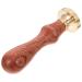 1pc Dispensing Plate Tool Seal Flower Powder Seal Espresso Tools Eyeshadow Tamper Tool Powder Stamper Eyeshadow Pressing Stamp Hotfix Stamps Eye Shadow Seal Wooden Handle