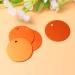 Milists 25-Piece Aluminum Alloy Blank Tags for Pets | Round Dog ID Tags with Hole | DIY Dog Accessories (Orange 5cm/1.4in) - Buy Online on GoSupps.com
