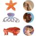 W-LOVNEST Elegant Hair Clips Large Marine Animals Hair Claw Clip -Slip Cute Strong Hold Catch Barrettes Hair Styling Tool Crayfish - Buy Online on GoSupps.com