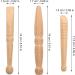 Fomiyes Wooden Acupuncture Rod & Trigger Point Massage Roller Thai Massage Tools for Reflexology & Face Care - Buy Online on GoSupps.com