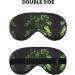Monstera Deliciosa Banana Palm Print Eye Mask | Soft Unisex Sleep Shade for Travel Yoga & Shift Work - Buy Online on GoSupps.com
