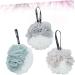 Buy Minkissy 3pcs Bath Sponge Set - Exfoliating Body Loofah Scrubber for Shower - Ideal for Women - International Shipping Available - Buy Online on GoSupps.com