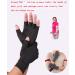 Copper Compression Arthritis Gloves Best Copper Infused Glove for Women and Men Fingerless Compression Gloves Small Large - Buy Online on GoSupps.com