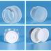 Zeoabsy 6-Pack 5ml Empty Matt Transparent Glass Cream Cans with Silver Lid & Spatulas | Ideal for Gels & Cosmetics | International Shipping - Buy Online on GoSupps.com