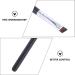 12th Angled Eyebrow Brush - Portable Cosmetic Makeup Applicator for Eyebrows Eyeshadow & Foundation | Travel-Friendly Wooden Brush - Buy Online on GoSupps.com
