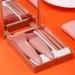 kawehiop 5 Pieces Makeup Brushes Plastic Handle with Mirror Powder Foundation Beauty Make Up Soft Brush Beginner Cosmetics - Buy Online on GoSupps.com