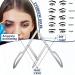 NIEI 3 Pieces 3-Point Positioning Ruler Eyebrow Golden Proportion Thrush Ruler Permanent Eyebrow Measuring Tool DIY - Buy Online on GoSupps.com