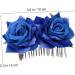 FRCOLOR Bridal Hair Accessories bridal Hair Pin rose flower hair clip tiara rose flower side side hair bridal tiara bridal headpieces for jewelry bride Flower Hair Accessories - Buy Online on GoSupps.com
