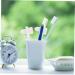 Mobestech 6th Double-Headed Toothbrush - Portable Dental Cleaner for Prosthesis | 2 Bristle Toothbrush | Oral Care Supply (1 Pack Color-Sorted) - Buy Online on GoSupps.com